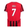 Maglia ufficiale AC Milan Adli 7 Casa 2024-25 per Bambino